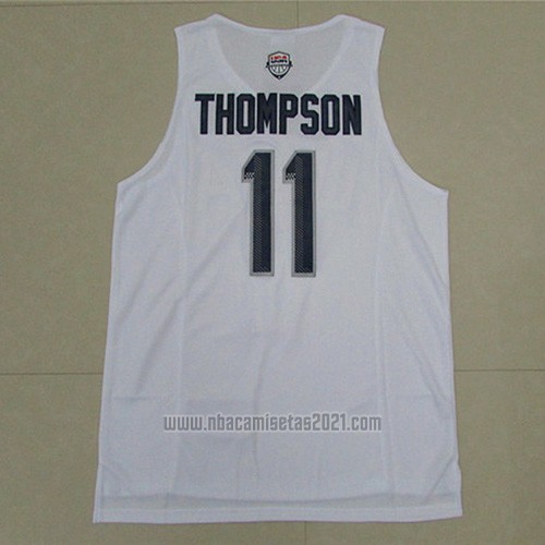 Camiseta USA 2016 Klay Thompson #11 Blanco
